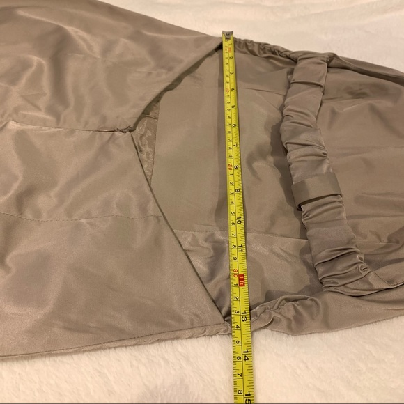 Halter Neck,Open Back Beige Mini Dress - Picture 8 of 14